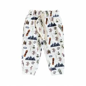 NEW BABYSPROUTS kid's drawstring jogger in winter ski